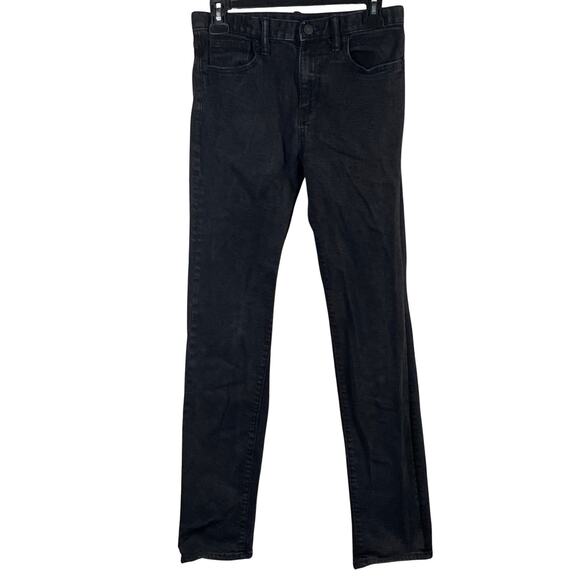 Old Navy Jeans Youth Size 16 Skinny Built In Flex Black Adjustable Stretch Denim - Picture 1 of 5